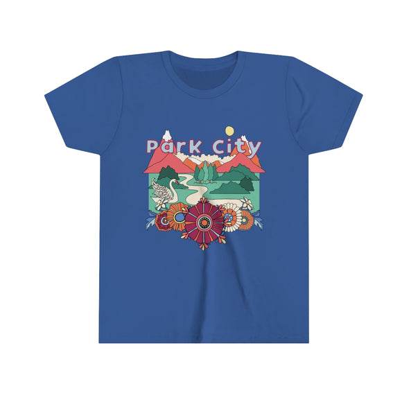 Park City Youth T-Shirt - Boho Utah Kid's TShirt