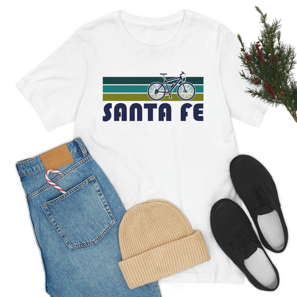 Santa Fe T-Shirt - Retro Mountain Bike Adult Unisex Santa Fe, New Mexico T Shirt