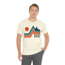 Boise, Idaho T-Shirt - Retro Mountain Unisex Boise Shirt-23