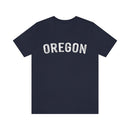 Oregon T-Shirt - Paint Text Unisex Oregon Shirt-19