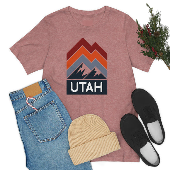 Utah T-Shirt - Retro Mountain Unisex Utah Shirt