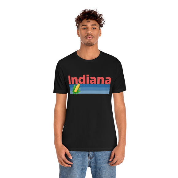 Indiana T-Shirt - Retro Corn Unisex Indiana Shirt