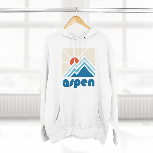 Premium Aspen, Colorado Hoodie - Min Mountain Unisex Sweatshirt