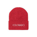 Colorado Beanie - Adult Embroidered Colorado Knit Hat-25