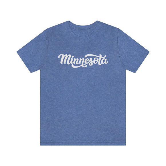 Minnesota T-Shirt - Hand Lettered Unisex Minnesota Shirt