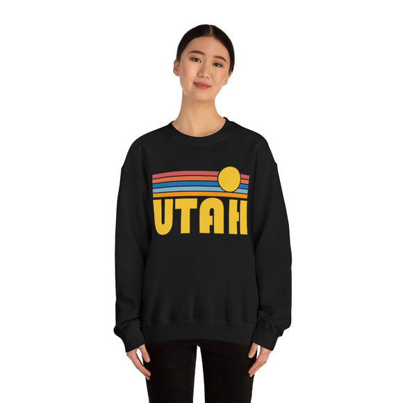Utah Sweatshirt - Retro Sunrise Unisex