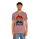 Utah T-Shirt - Retro Mountain Unisex Utah Shirt-21