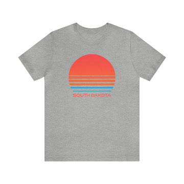 Buy athletic-heather South Dakota T-Shirt - Retro 80s Unisex South Dakota Shirt