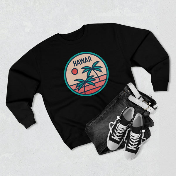 Premium Hawaii Crewneck Sweatshirt - Retro Unisex Sweatshirt