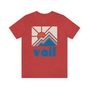 Vail Shirt, Colorado Retro T-Shirt, Colorful Colorado tee, Vail Mountain Shirt-21