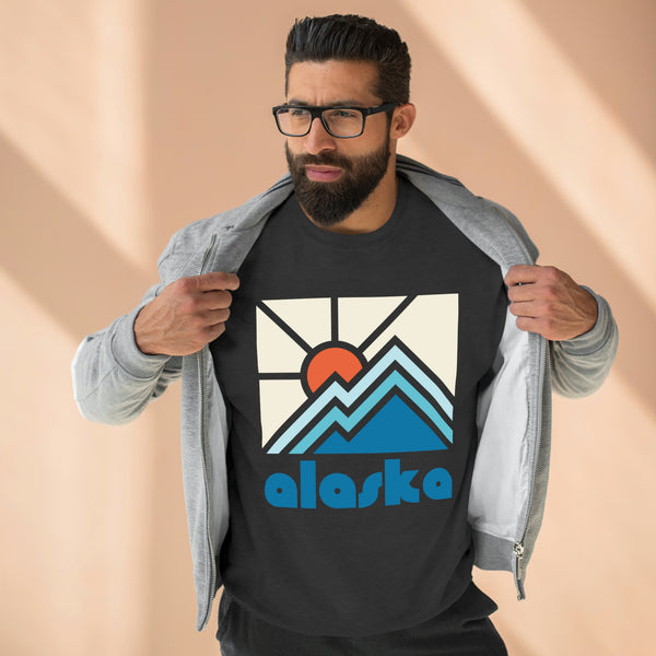 Premium Alaska Sweatshirt - Unisex Premium Crewneck Alaska Sweatshirt