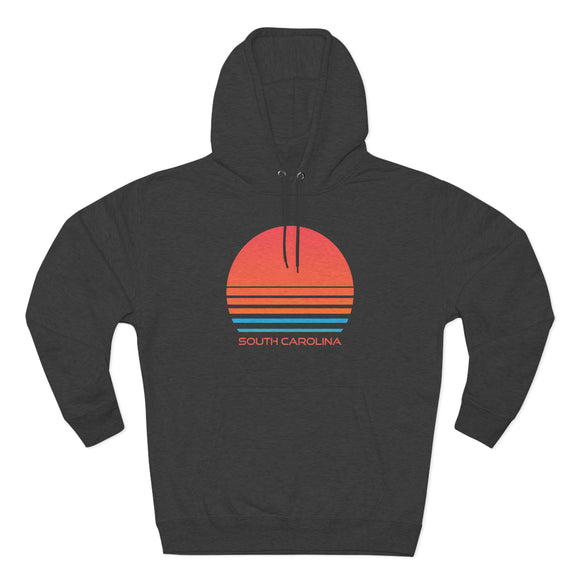 Premium South Carolina Hoodie - Retro 80s Unisex Sweatshirt