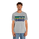 Idaho T-Shirt - Retro Mountain Bike Adult Unisex Idaho T Shirt-3