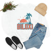 Biloxi, Mississippi Sweatshirt - Unisex Retro Palm Tree Crewneck Biloxi Sweatshirt