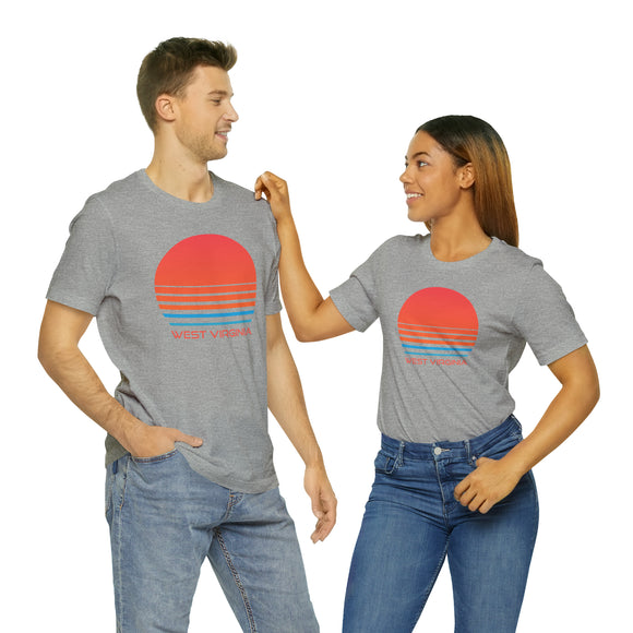 West Virginia T-Shirt - Retro 80s Unisex West Virginia Shirt