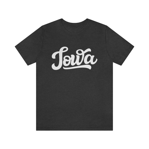 Iowa T-Shirt - Hand Lettered Unisex Iowa Shirt