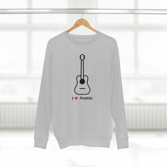 Premium Austin, Texas Crewneck Sweatshirt - Retro Unisex Sweatshirt