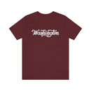 Washington T-Shirt - Hand Lettered Unisex Washington Shirt-22
