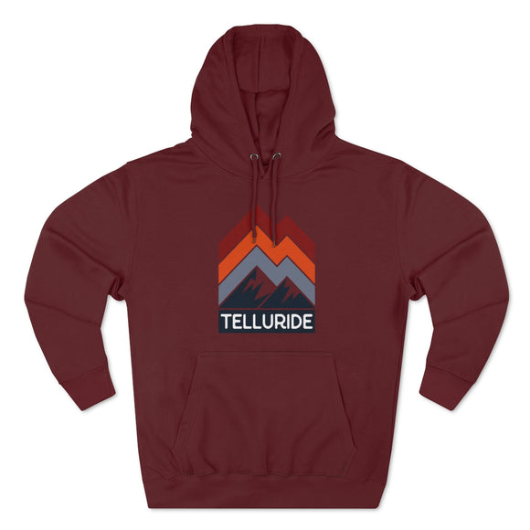 Premium Telluride, Colorado Hoodie - Retro Unisex Sweatshirt