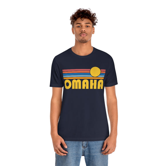 Omaha, Nebraska T-Shirt - Retro Sun Unisex Omaha T Shirt