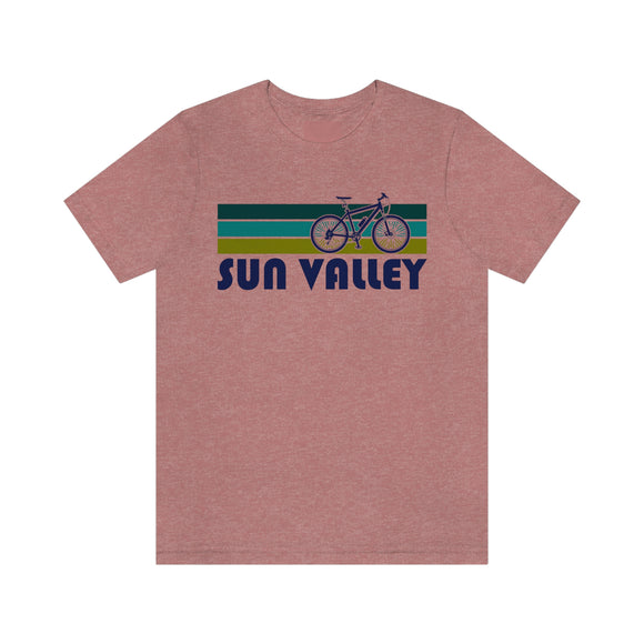 Sun Valley T-Shirt - Retro Mountain Bike Adult Unisex Sun Valley, Idaho T Shirt