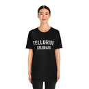 Telluride, Colorado Shirt - Paint Text Unisex Telluride T-Shirt-8