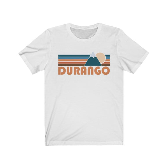 Durango, Colorado T-Shirt - Retro Mountain Adult Unisex Durango T Shirt