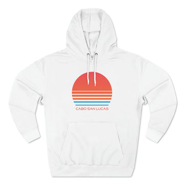 Premium Cabo San Lucas, Mexico Hoodie - Retro 80s Unisex Sweatshirt - 0