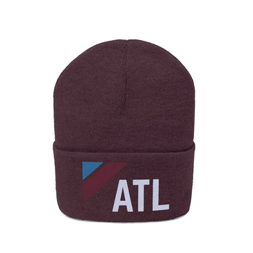 Atlanta, Georgia Beanie - Adult Embroidered Retro Atlanta Knit Hat - 0