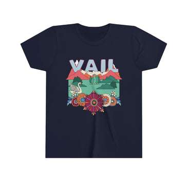 Vail Youth T-Shirt - Boho Colorado Kid's TShirt