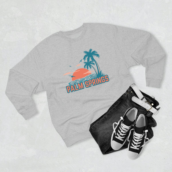 Premium Palm Springs, California Sweatshirt - Unisex Premium Crewneck Sweatshirt
