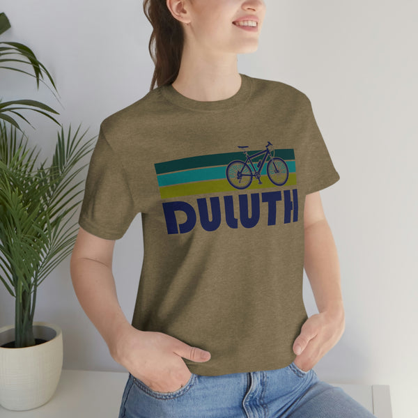 Duluth T-Shirt - Retro Mountain Bike Adult Unisex Duluth, Minnesota T Shirt
