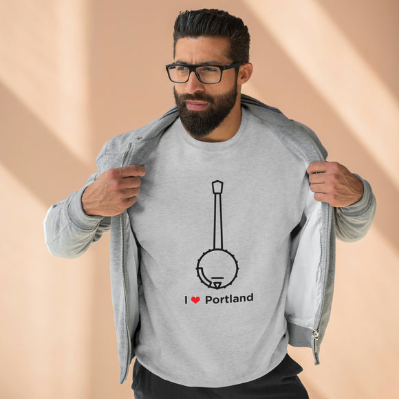 Premium Portland, Oregon Crewneck Sweatshirt - Retro Unisex Sweatshirt