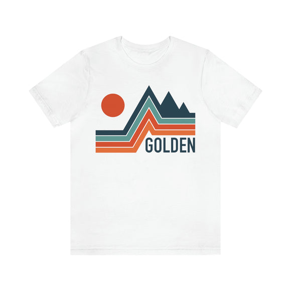 Golden, Colorado T-Shirt - Retro Mountain Unisex Golden Shirt
