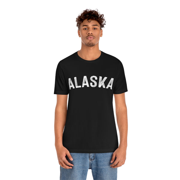 Alaska T-Shirt - Paint Text Unisex Alaska Shirt