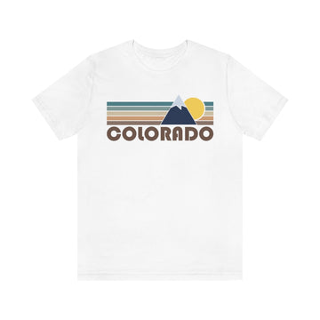 Colorado T-Shirt - Retro Mountain v2 Unisex Colorado Shirt