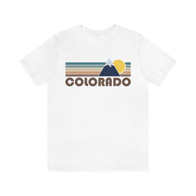 Colorado T-Shirt - Retro Mountain v2 Unisex Colorado Shirt