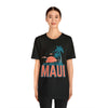 Maui, Hawaii T-Shirt - Retro Palm Tree & Beach Unisex Maui Shirt
