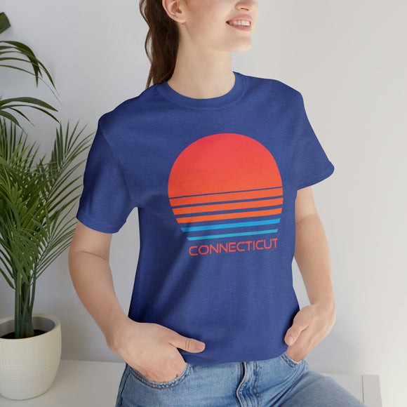 Connecticut T-Shirt - Retro 80s Unisex Connecticut Shirt