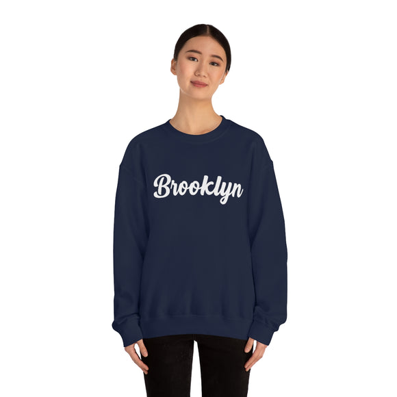 Brooklyn, New York Sweatshirt - Retro Sunset Unisex