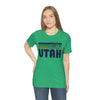 Utah T-Shirt - Retro Mountain Bike Adult Unisex Utah T Shirt