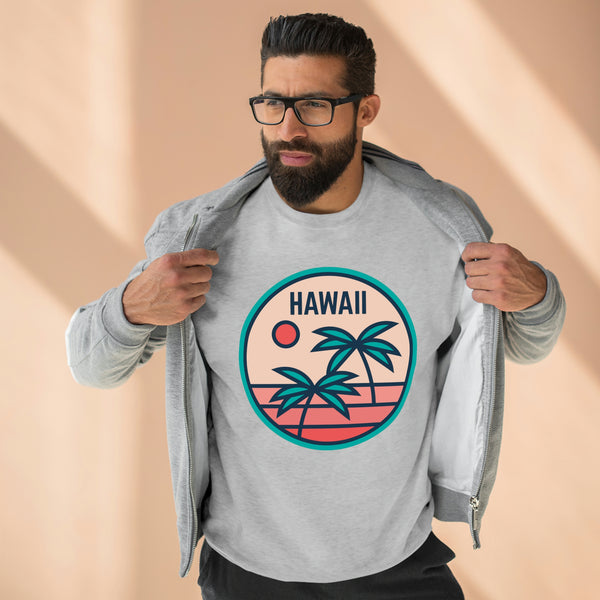 Premium Hawaii Crewneck Sweatshirt - Retro Unisex Sweatshirt