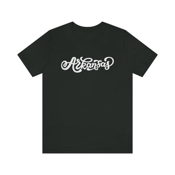 Buy vintage-black Arkansas T-Shirt - Hand Lettered Unisex Arkansas Shirt