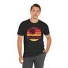 Beach Bum T-Shirt - Retro Palm Tree Unisex Beach Bum Shirt