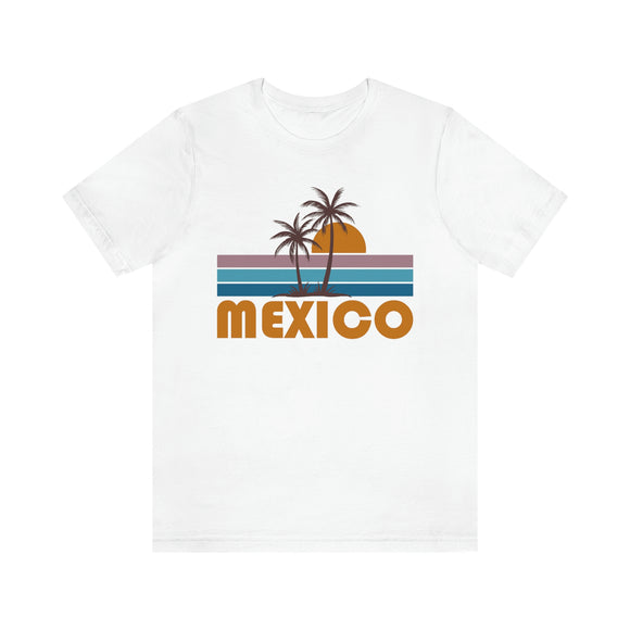 Mexico T-Shirt - Retro Palm Tree Unisex Mexico Shirt