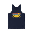 Ohio Tank Top - Unisex Ohio Tank Top Retro Sun-1