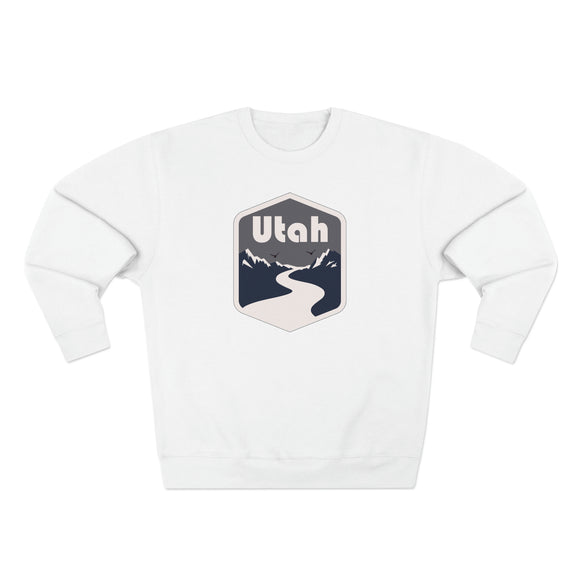 Premium Utah Crewneck Sweatshirt - Retro Unisex Sweatshirt