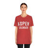 Aspen, Colorado Shirt - Paint Text Unisex Aspen T-Shirt