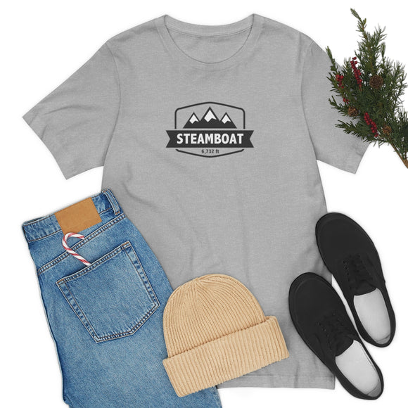 Steamboat, Colorado T-Shirt - Altitude Badge Unisex Steamboat Shirt