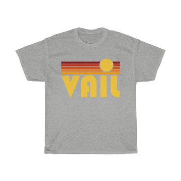 Buy sport-grey Vail, Colorado T-Shirt - Unisex Retro Vail Shirt